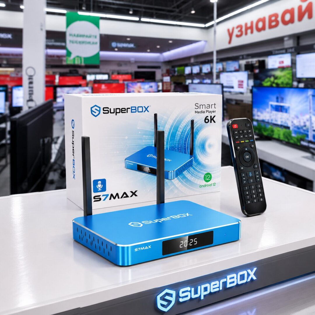 SuperBox S7 Max Android TV box showcase