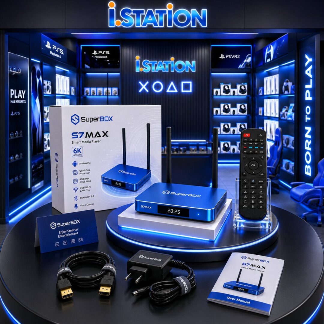 SuperBox S7 Max package and accessories