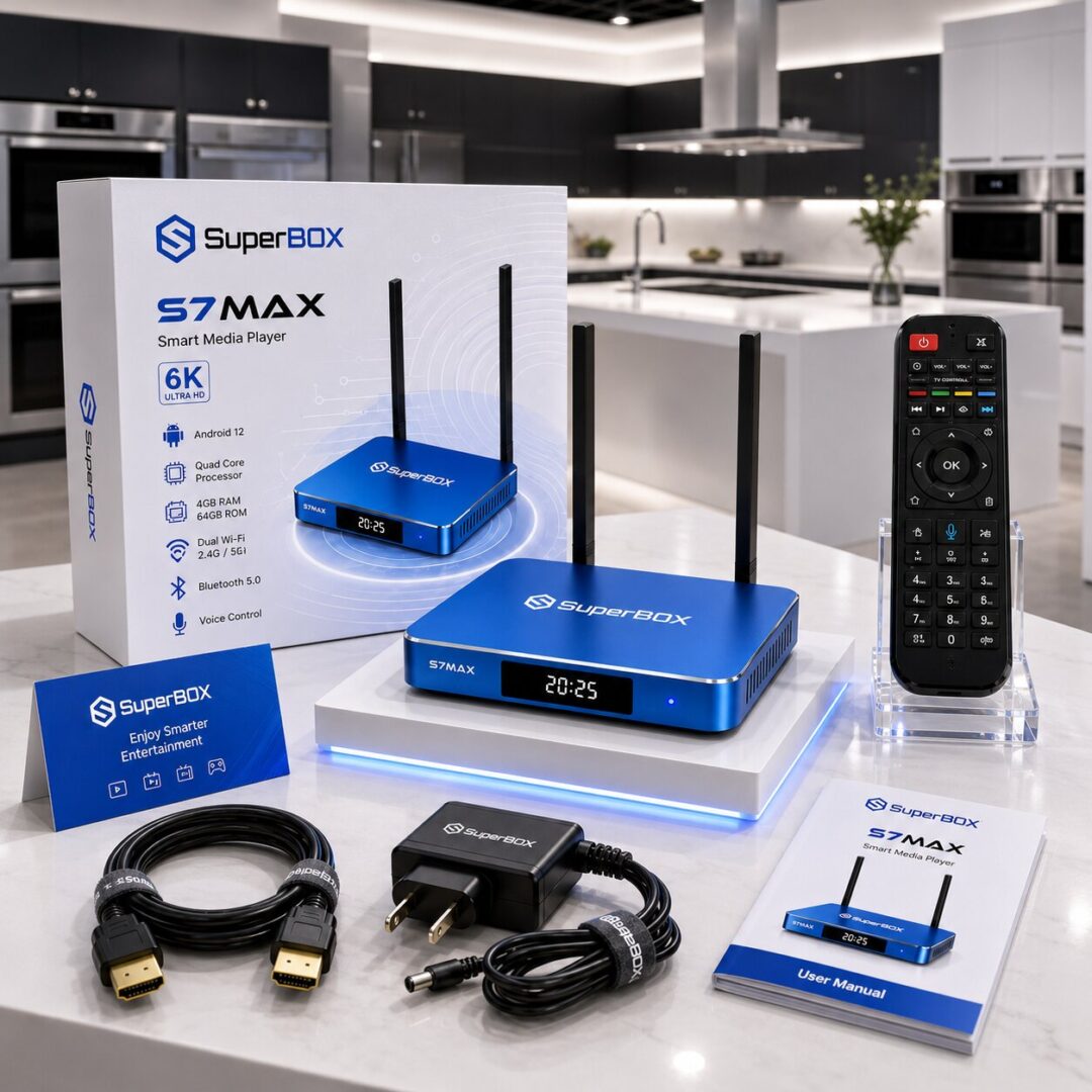 SuperBox S7 Max product box at SuperBox Official Website