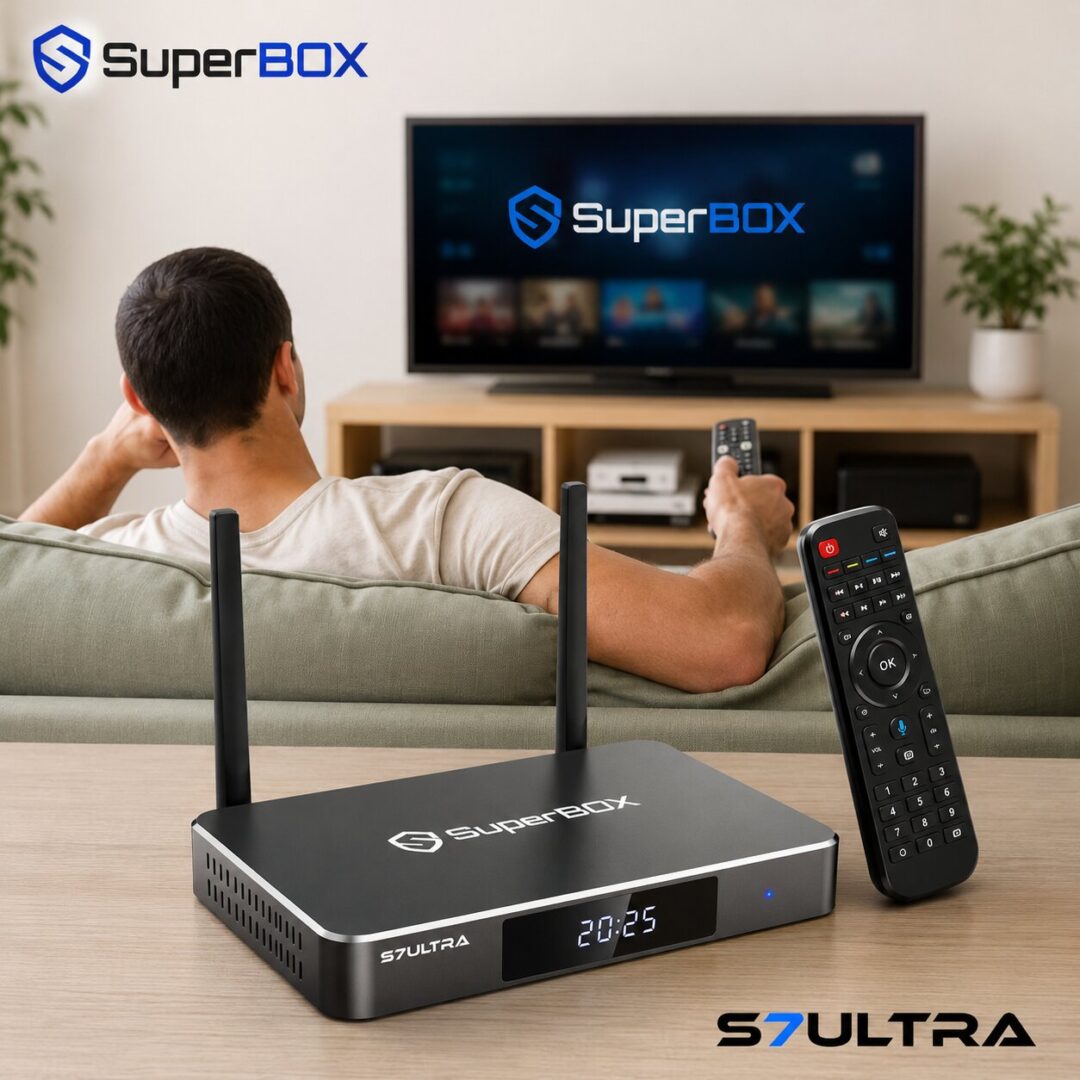 SuperBox S7 Ultra box and device layout