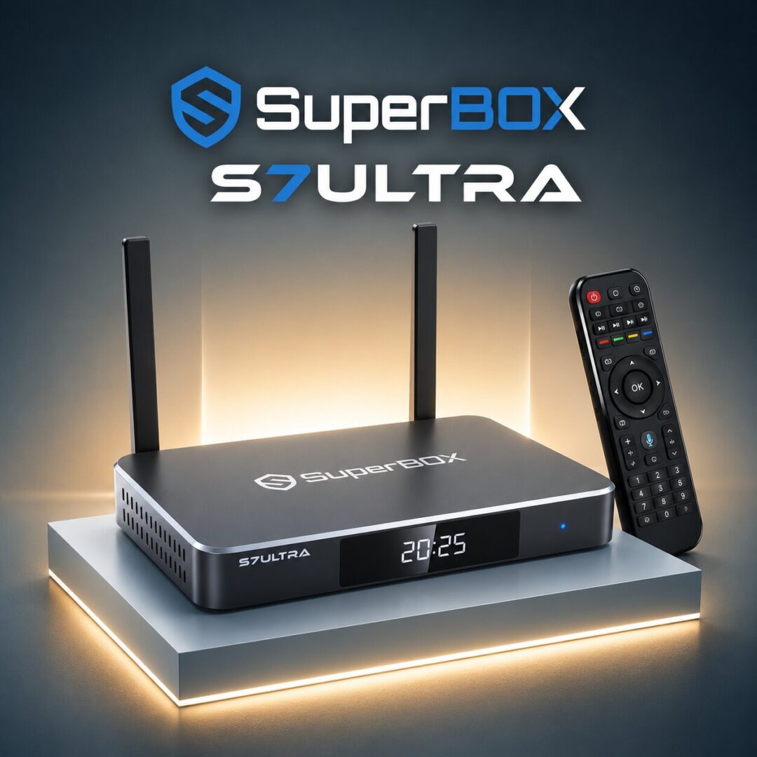 SuperBox S7 Ultra set-top box close-up photo